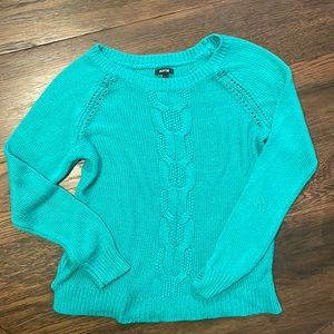 Turquoise Apt. 9 Sweater - Large